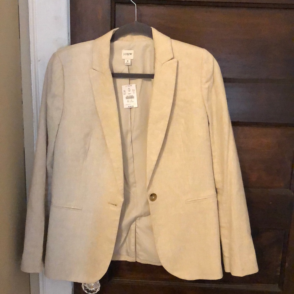 JCrew Linen Blazer
